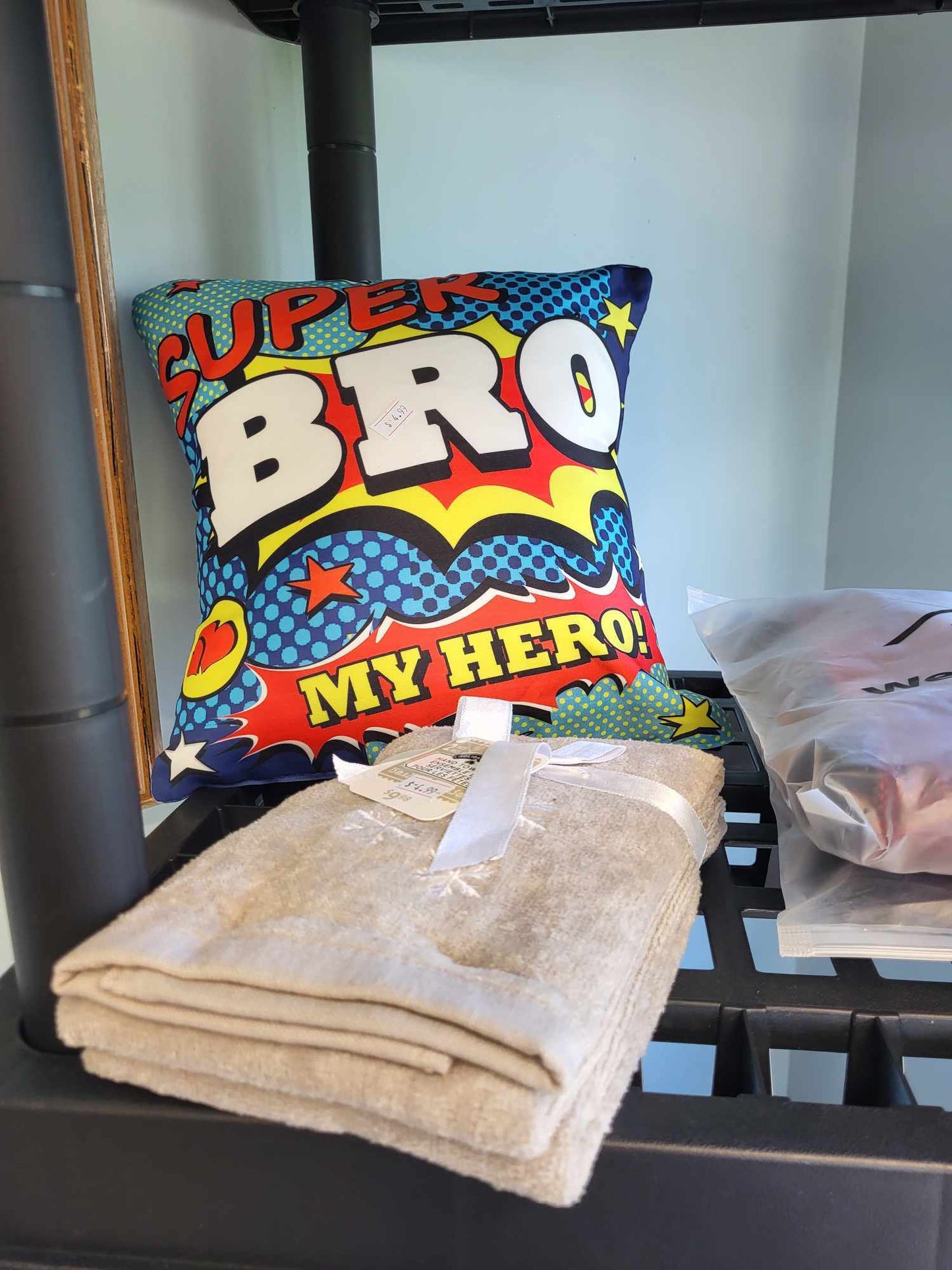 Super Bro 8 x 8 Throw Cushion Pillow